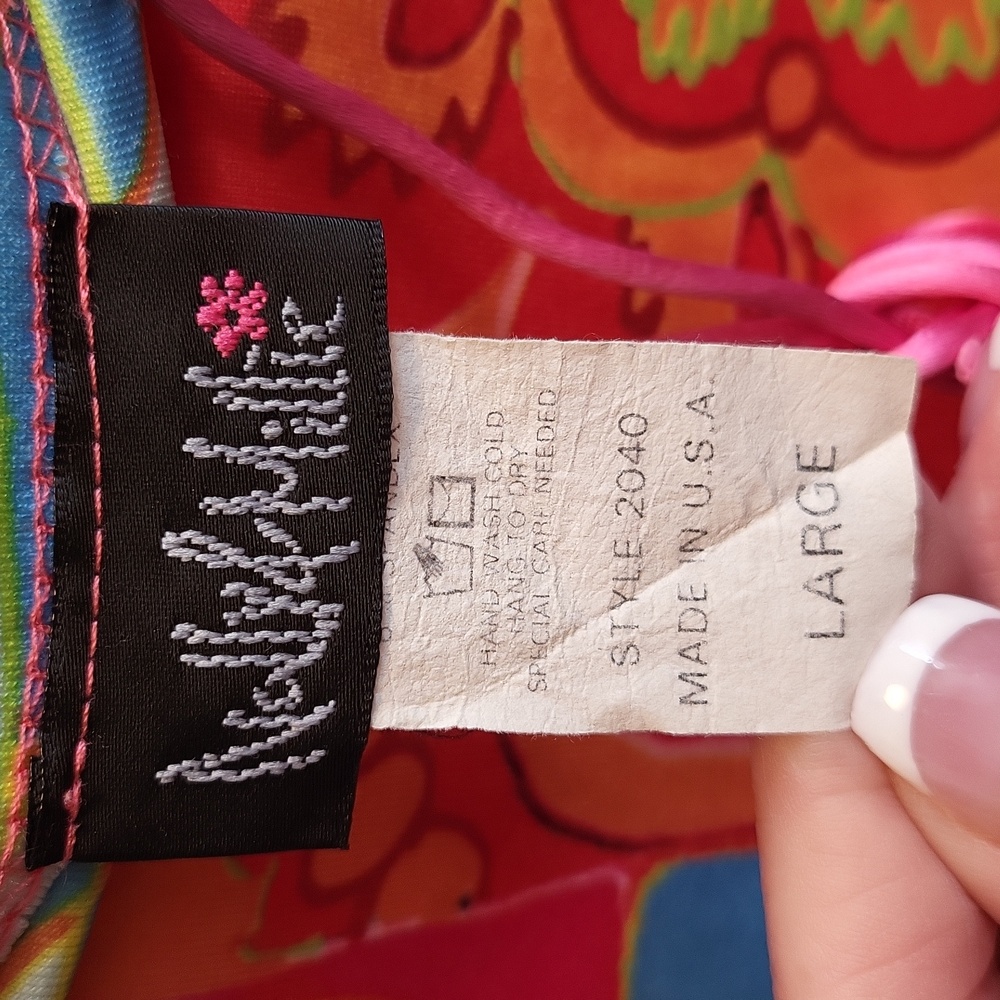 Nally & Millie Bright Pattern Patchwork Skirt - Picture 4 of 4